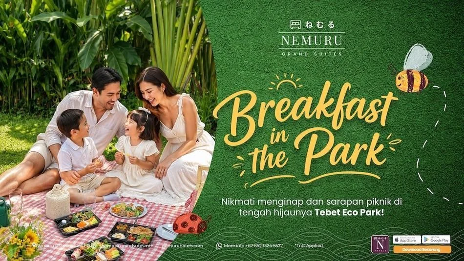 Elevating the Urban Escape: Nemuru Grand Suites MT Haryono Launches ‘Breakfast in The Park’ Experience